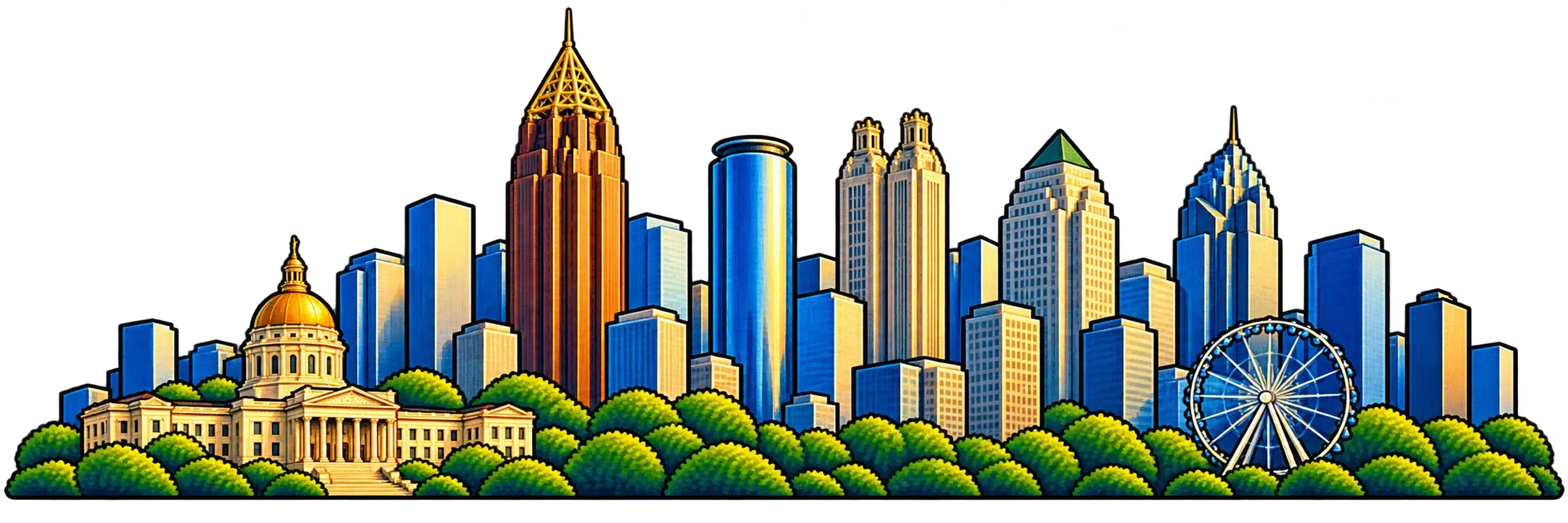 Atlanta city skyline