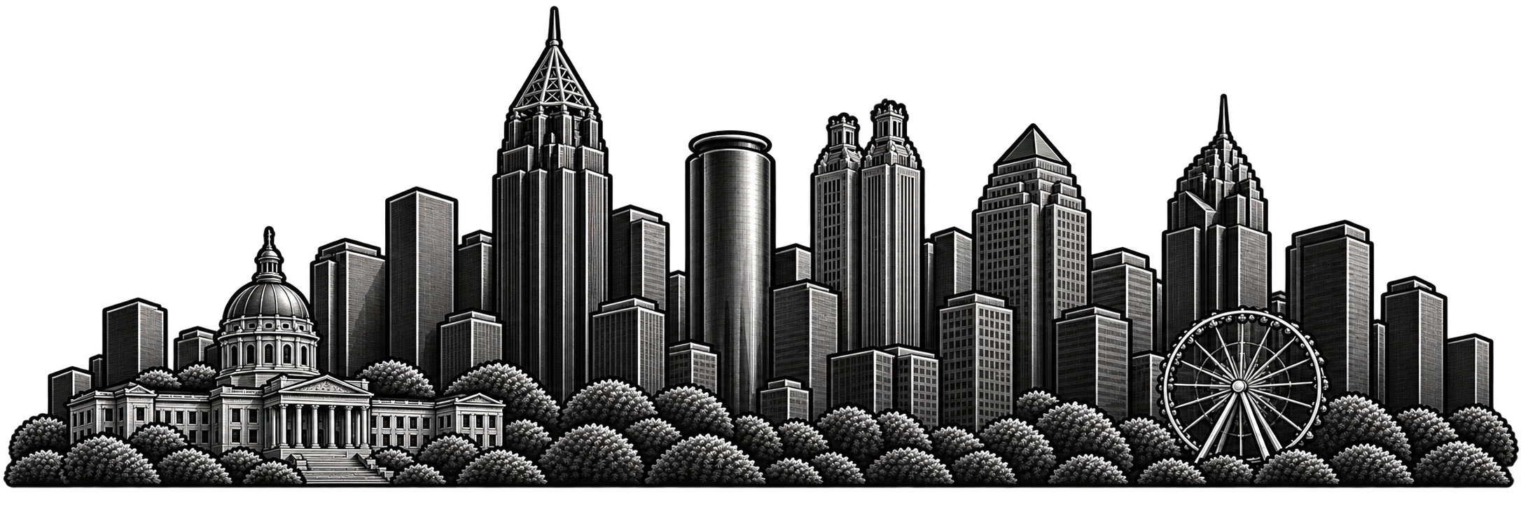 Atlanta city skyline