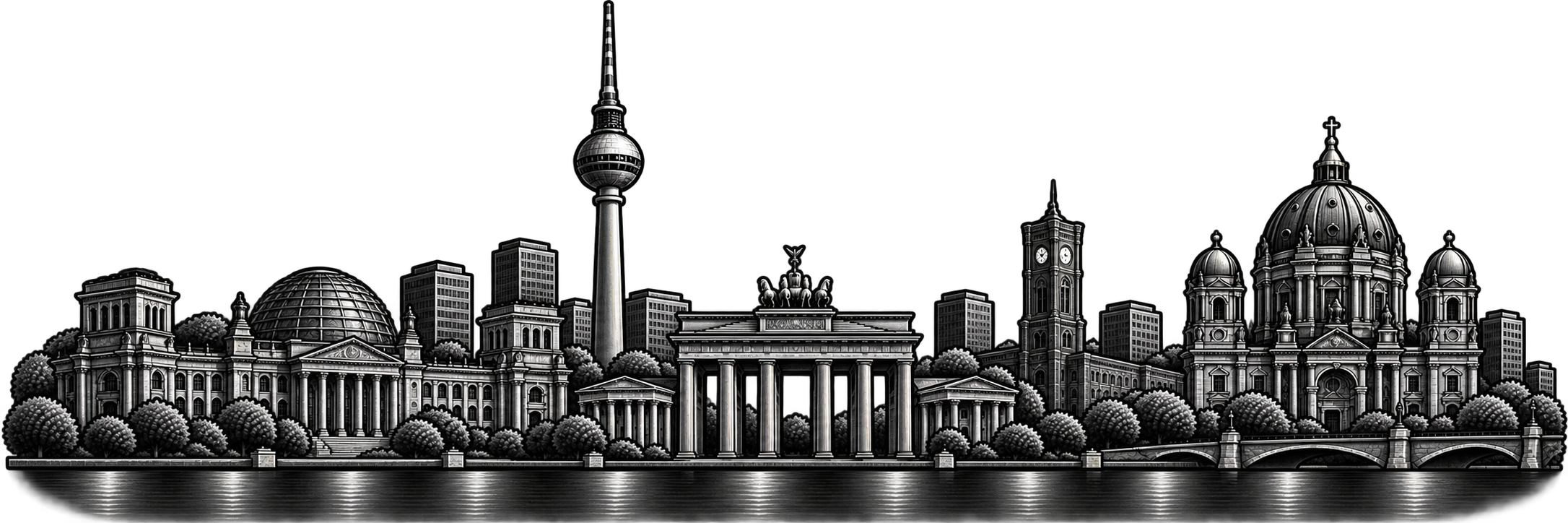 Berlin city skyline