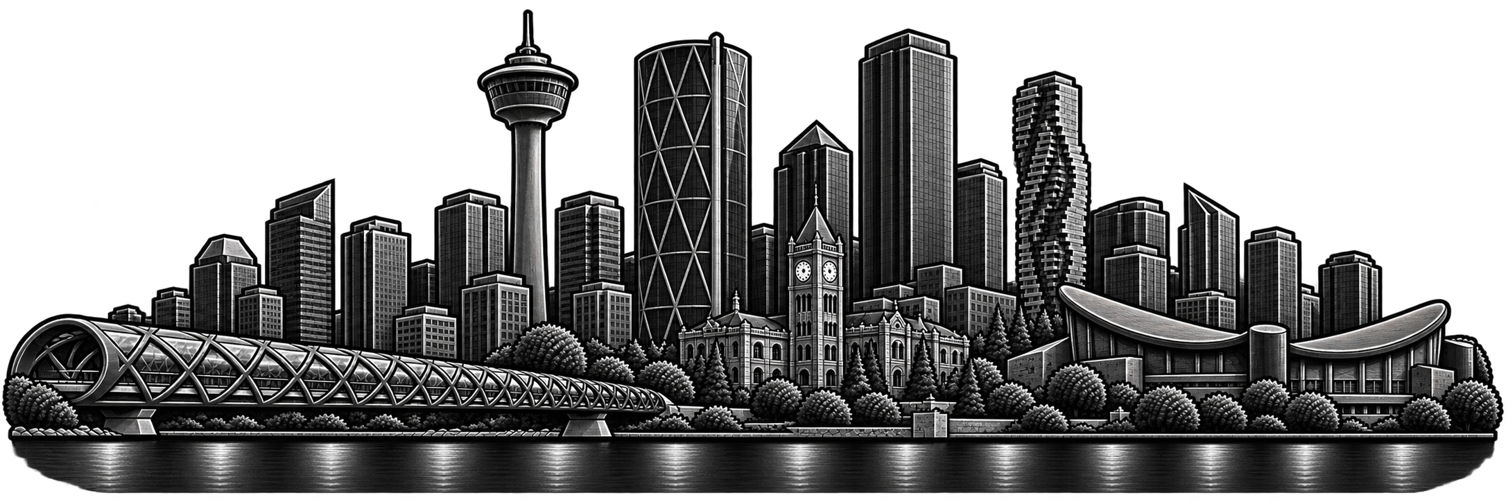 Calgary city skyline