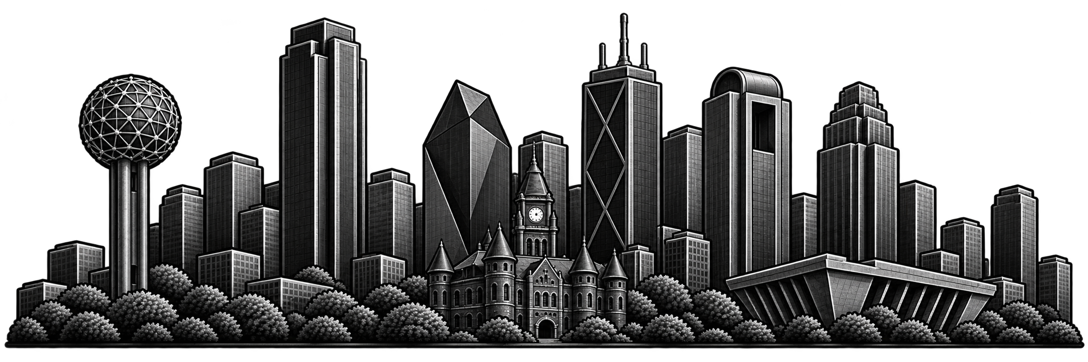Dallas city skyline