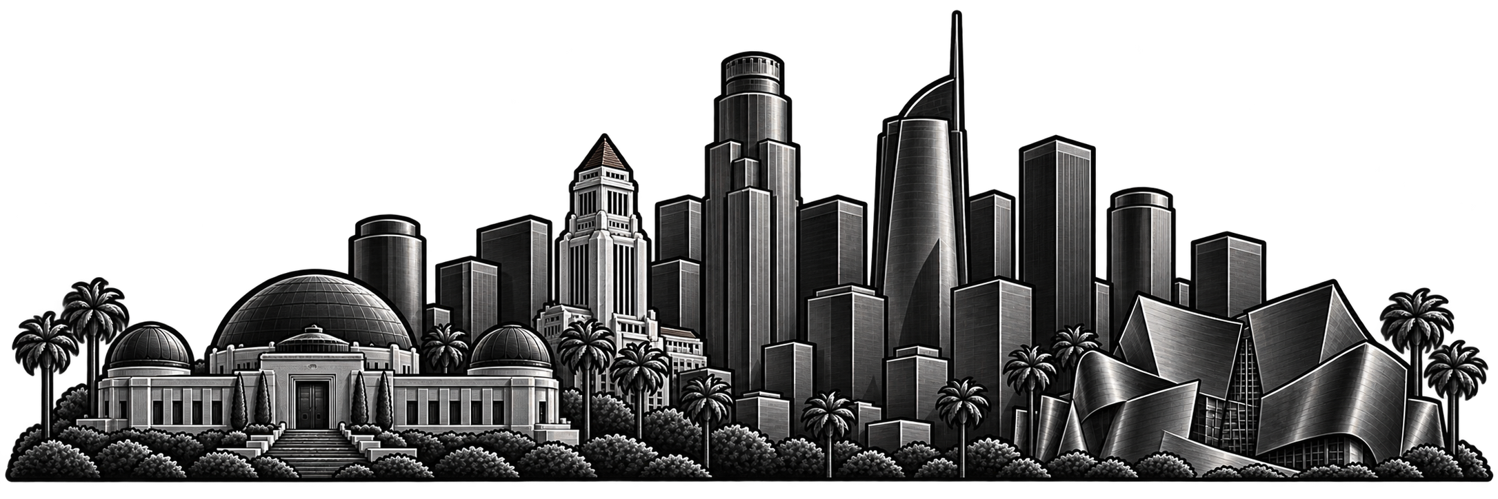 Los Angeles city skyline