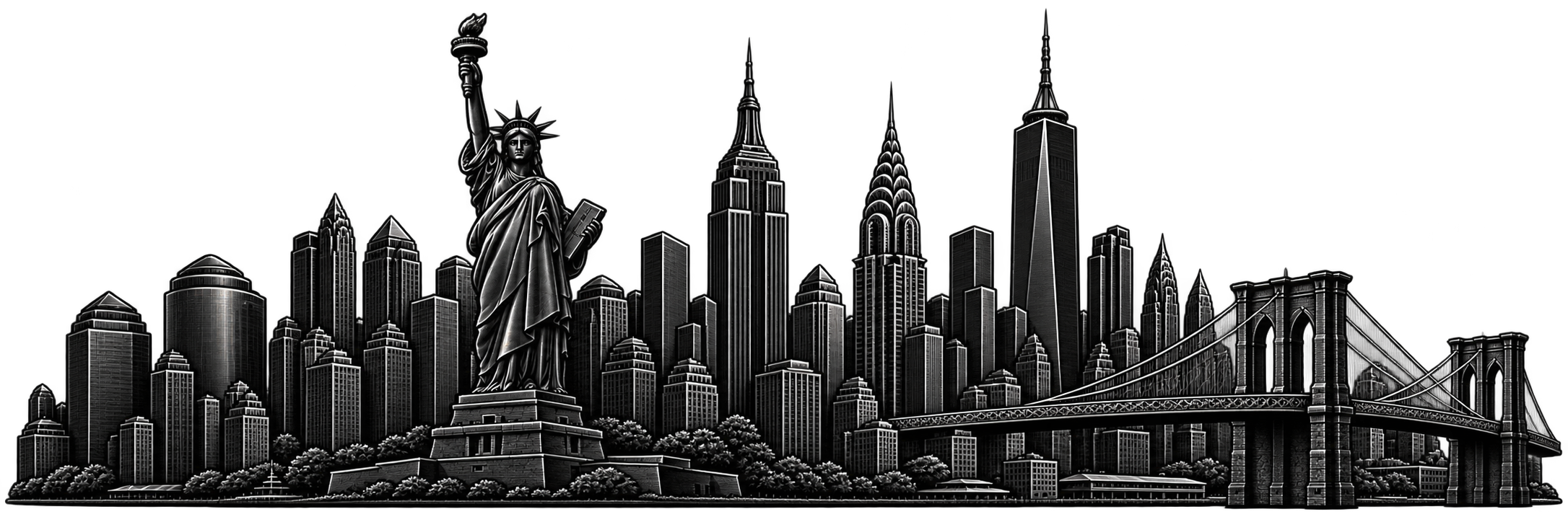 New York city skyline