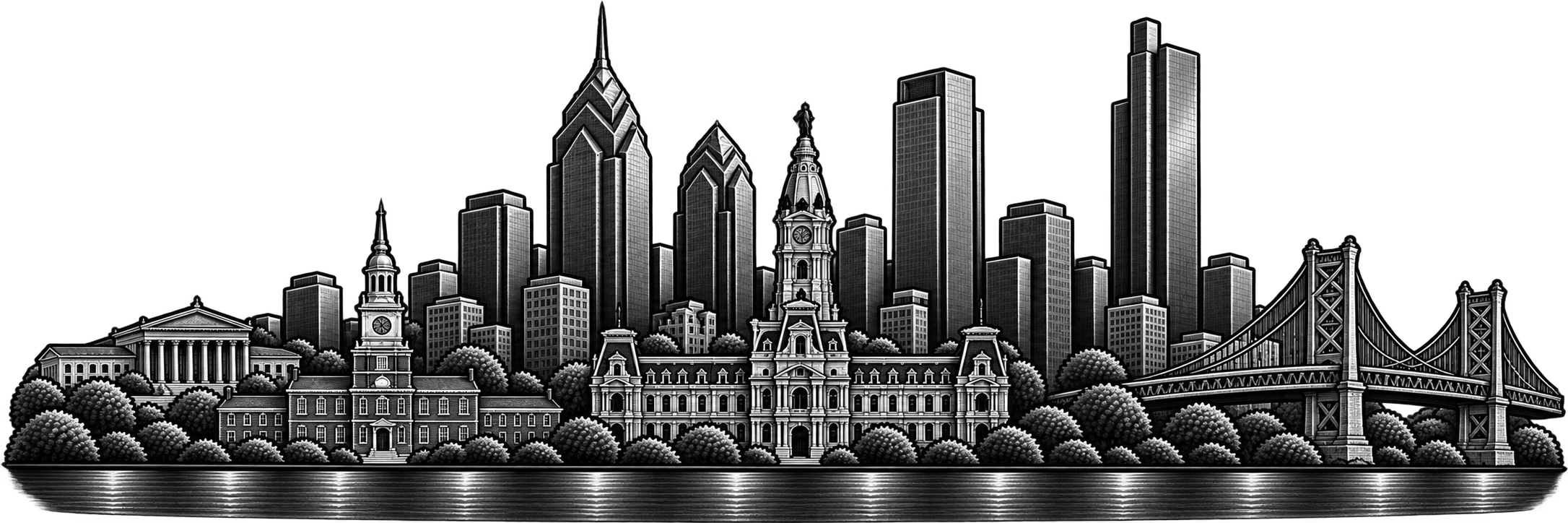 Philadelphia city skyline