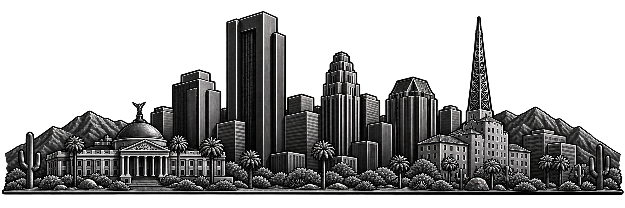 Phoenix city skyline