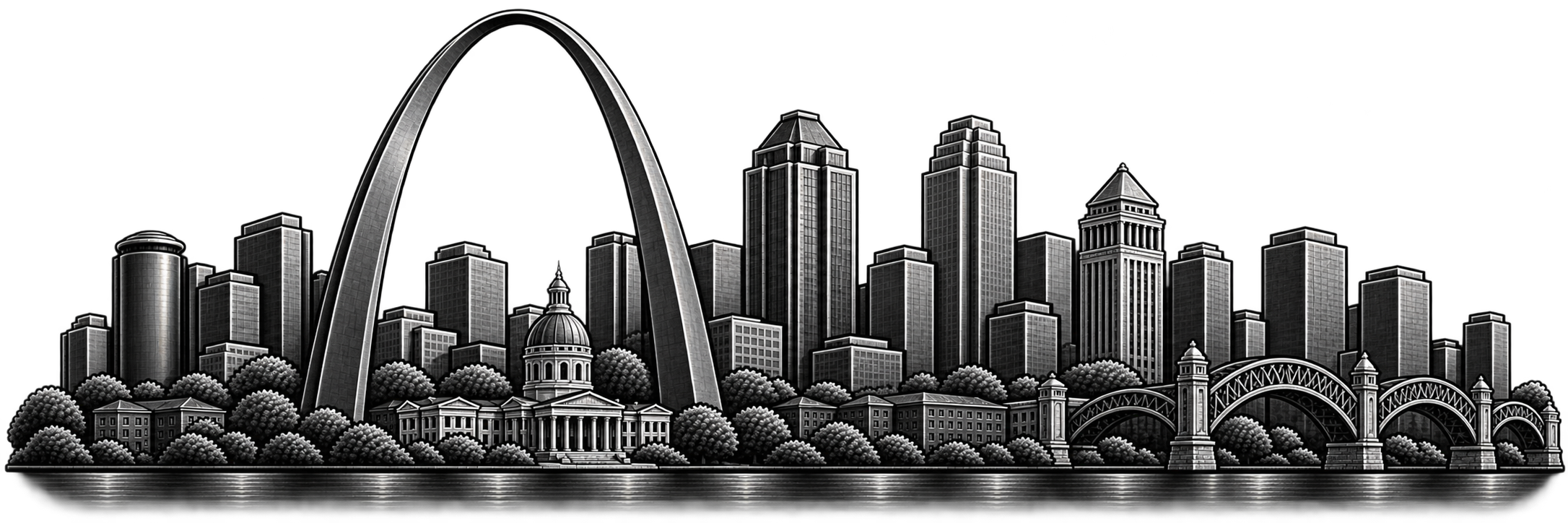 St. Louis city skyline