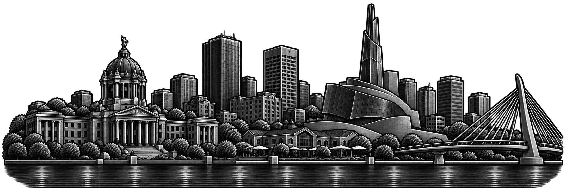 Winnipeg city skyline