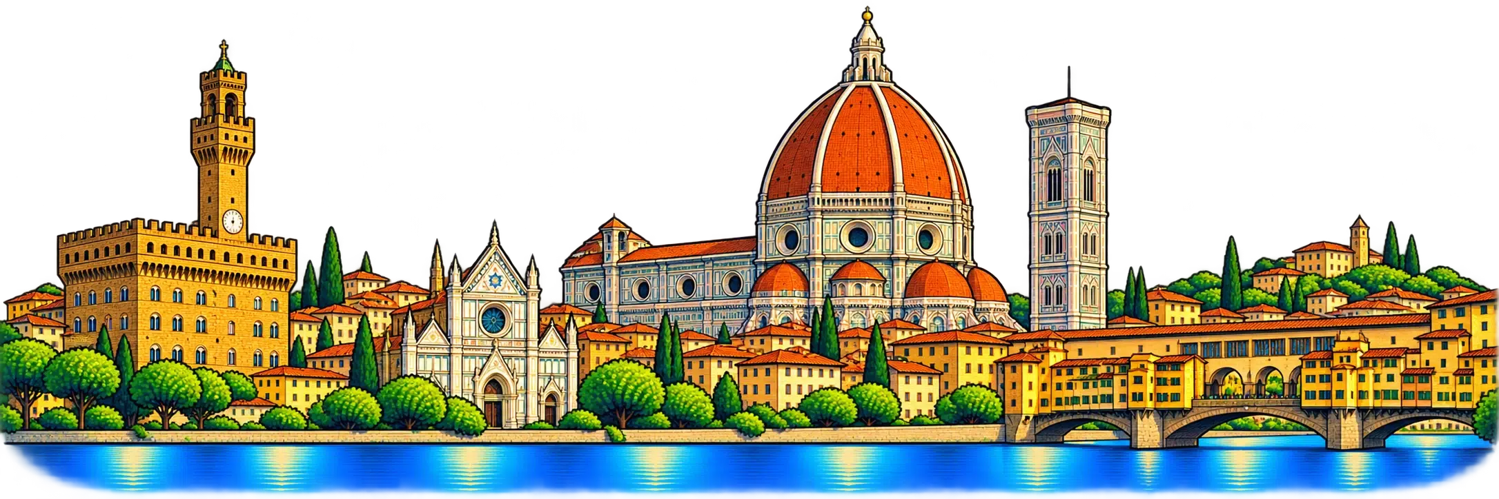 Florence city skyline