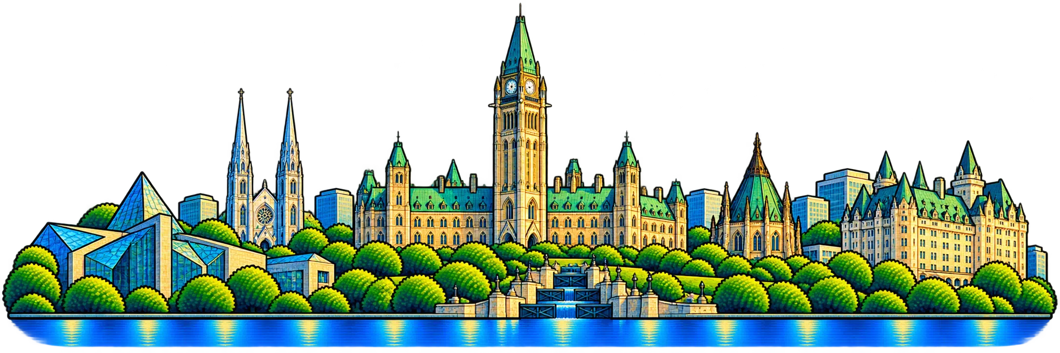 Ottawa city skyline