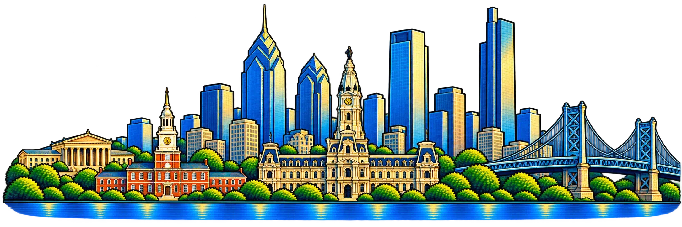 Philadelphia city skyline