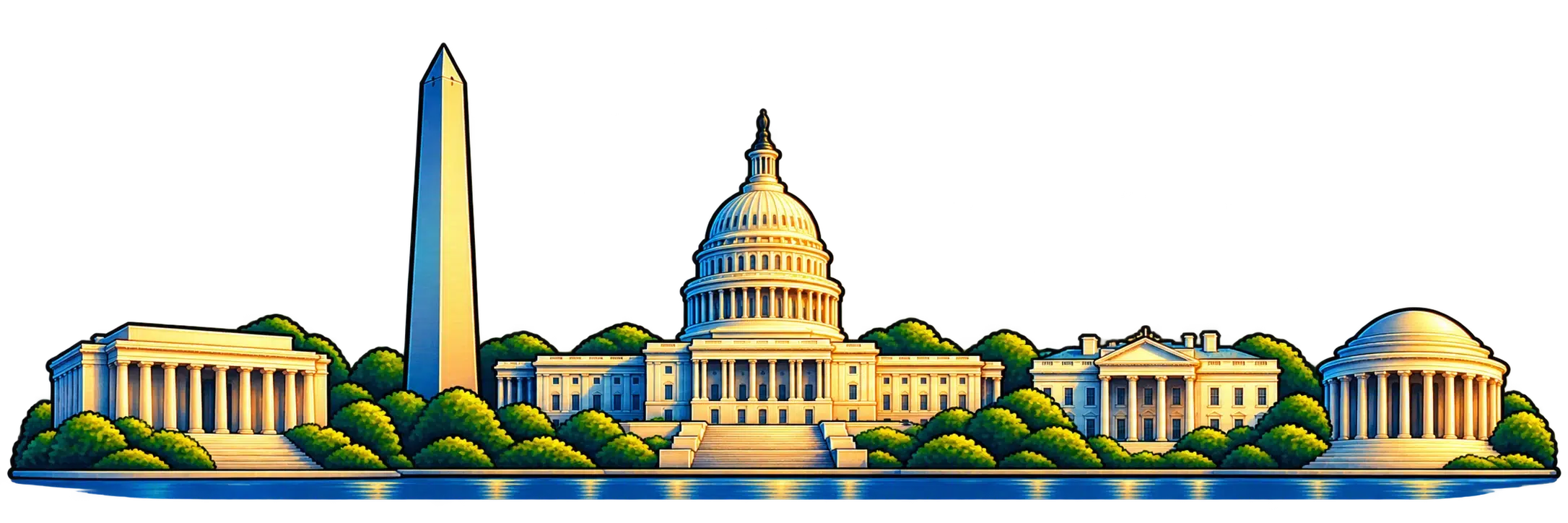 Washington, D.C. city skyline