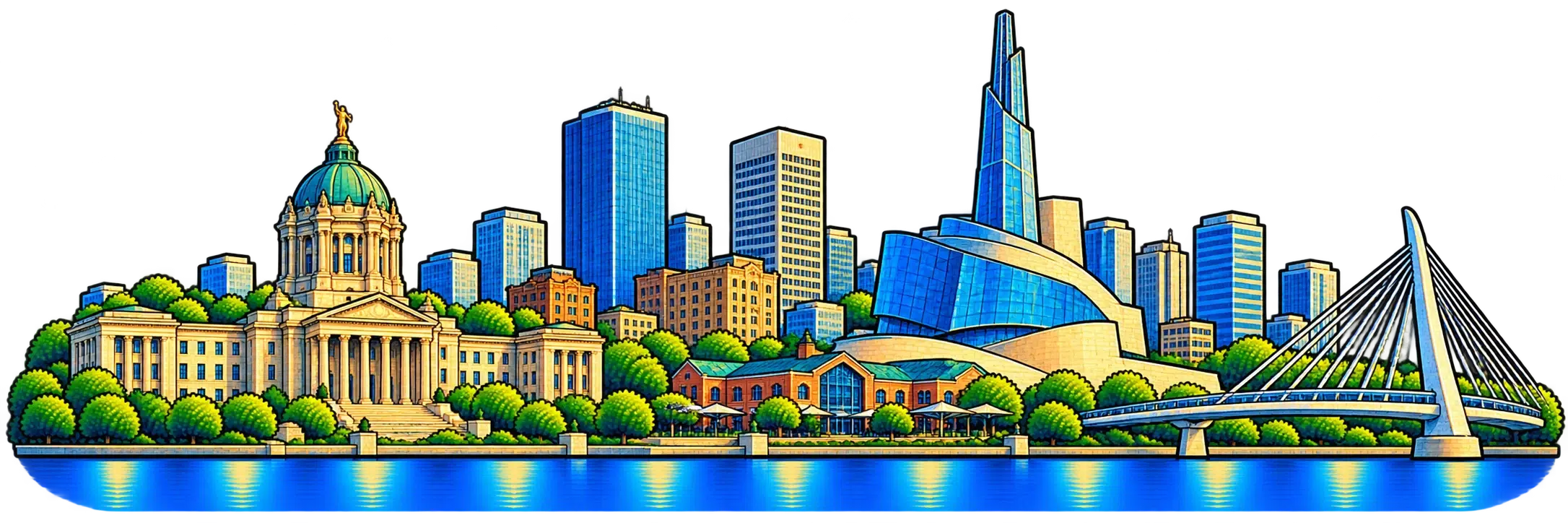 Winnipeg city skyline