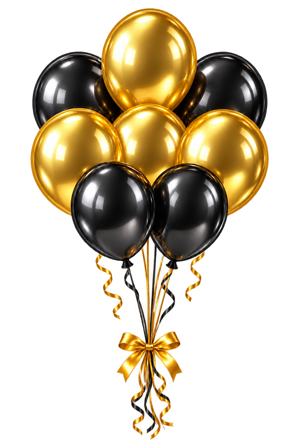Gold and black bunch