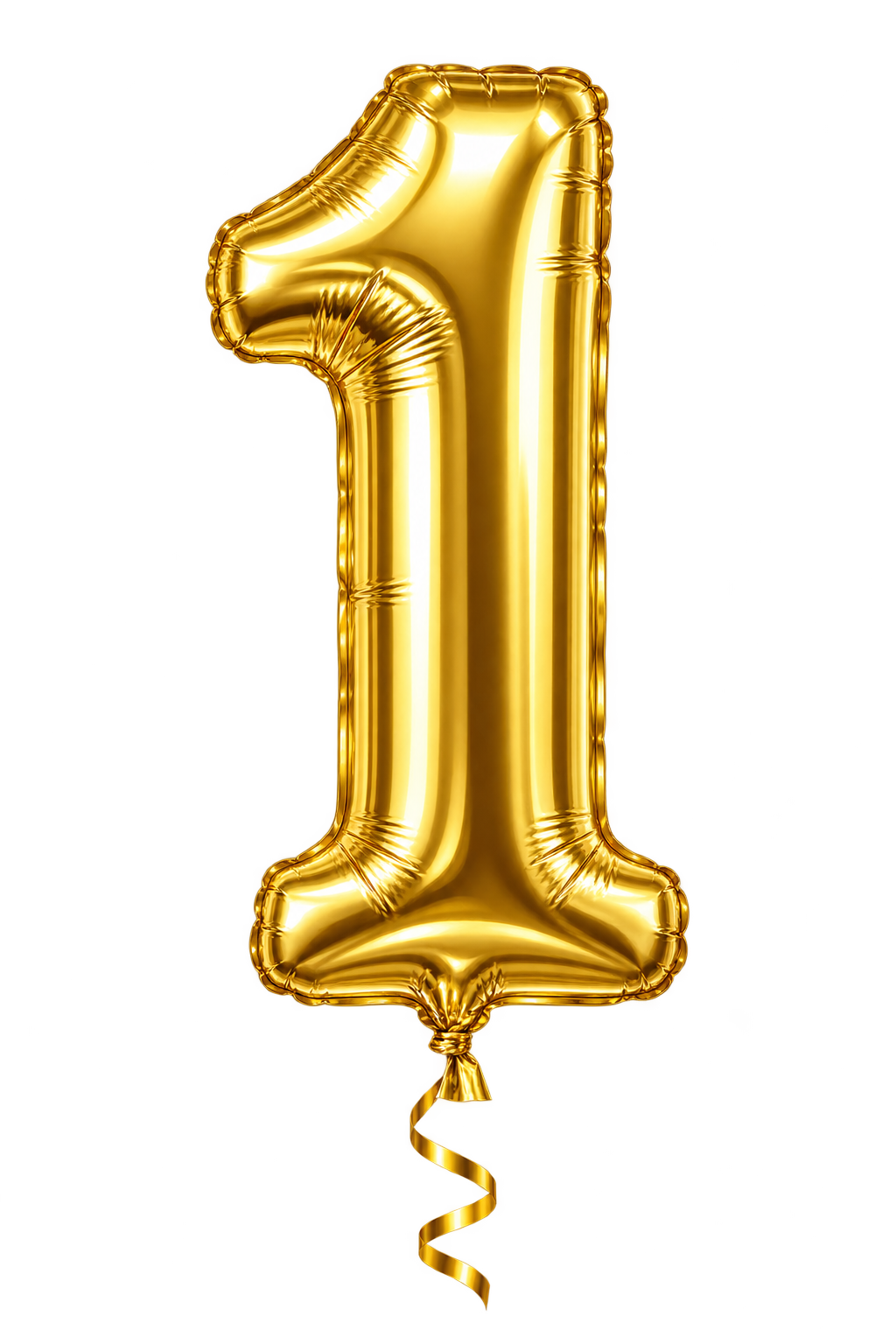 Number 1 balloon