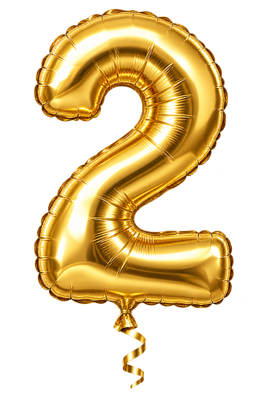 Number 2 balloon