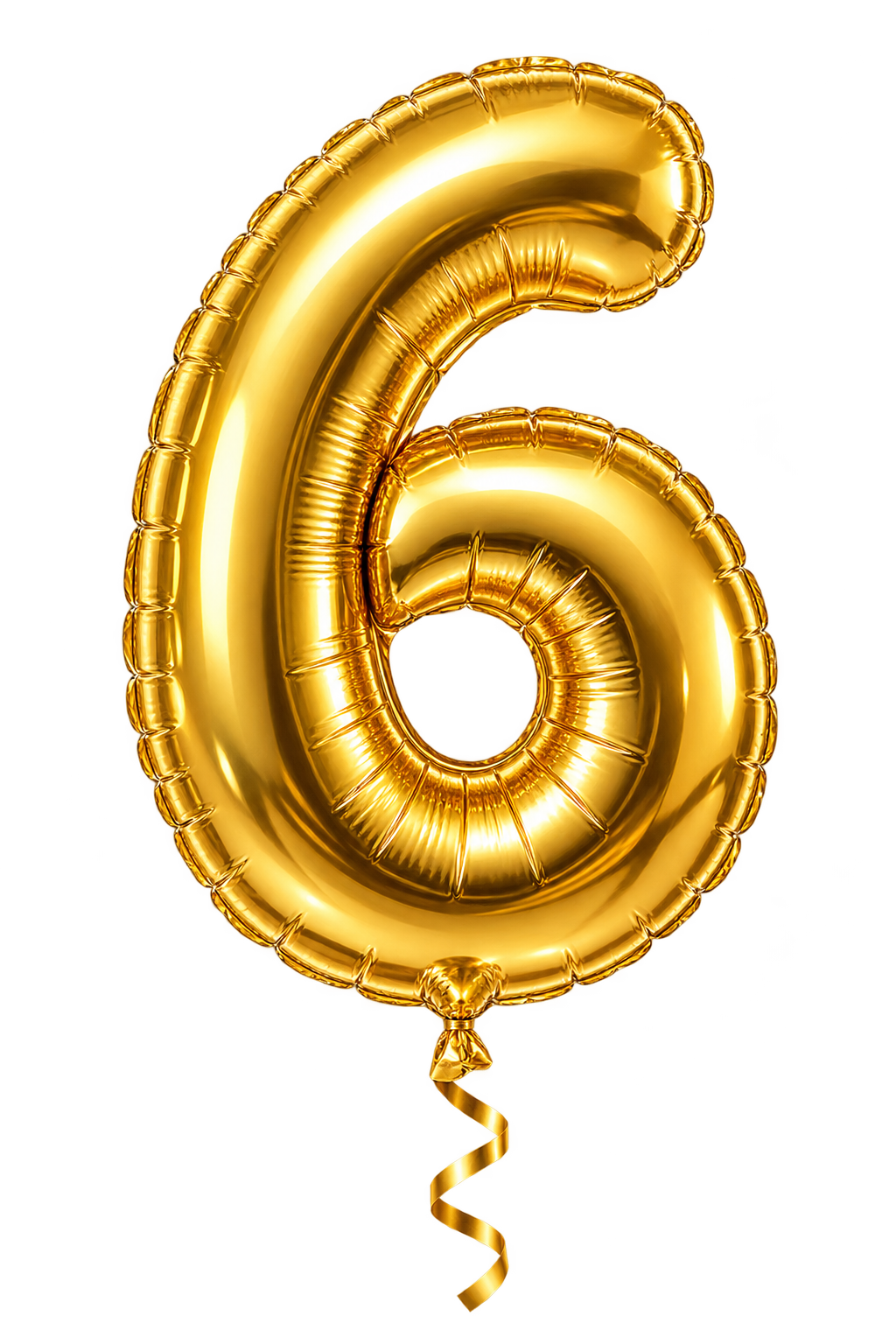 Number 6 balloon