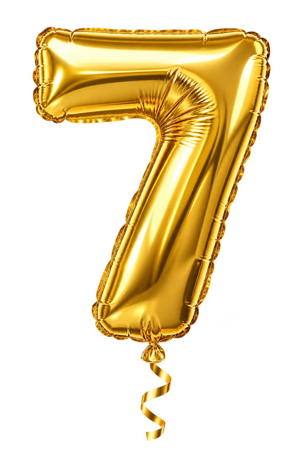 Number 7 balloon