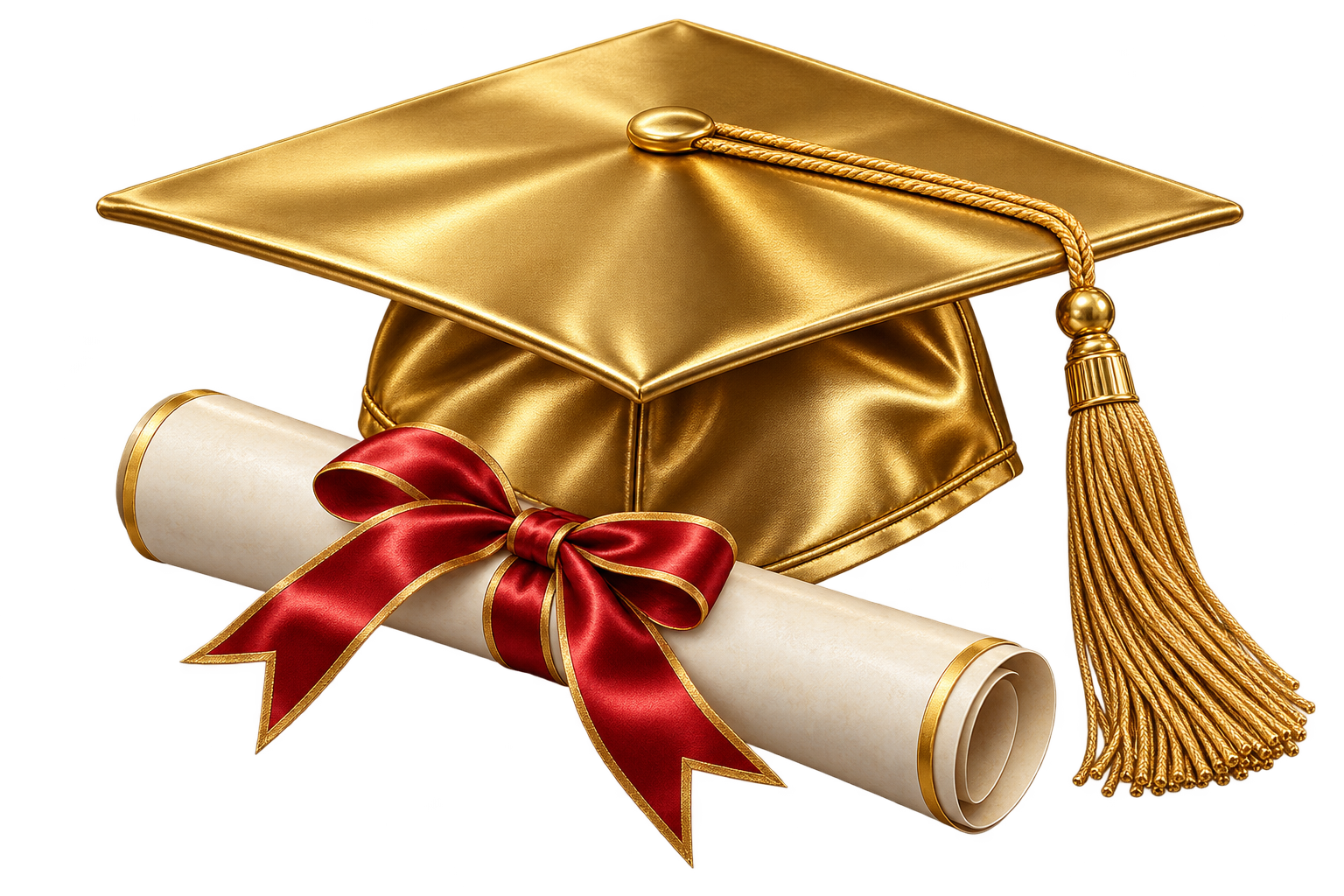 Gold Cap and Diploma