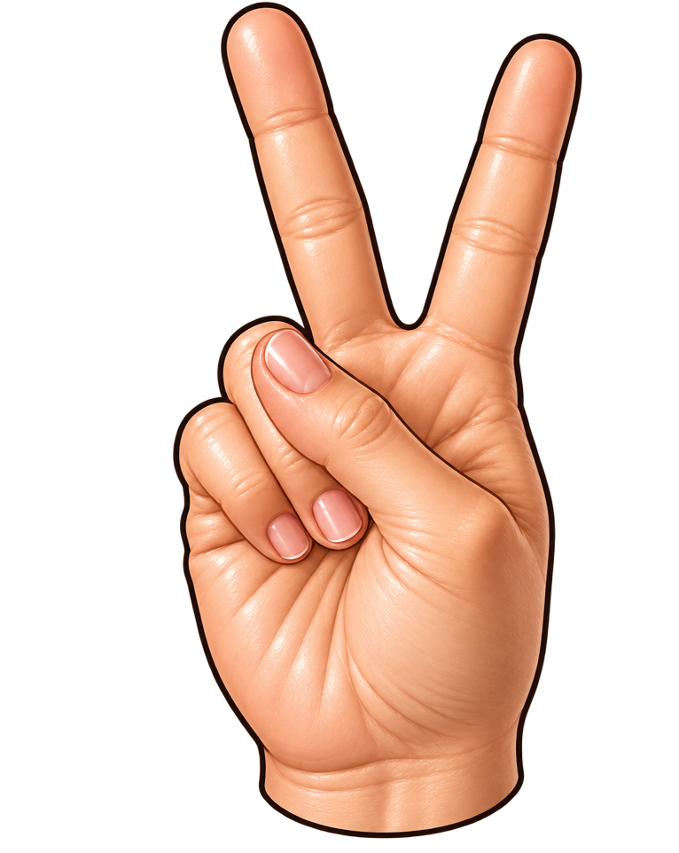 Peace sign · Light