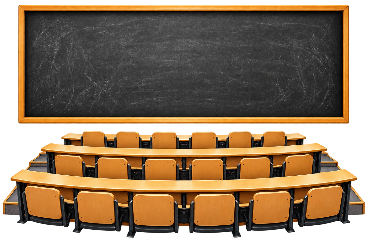 College Lecture Hall — Black Board