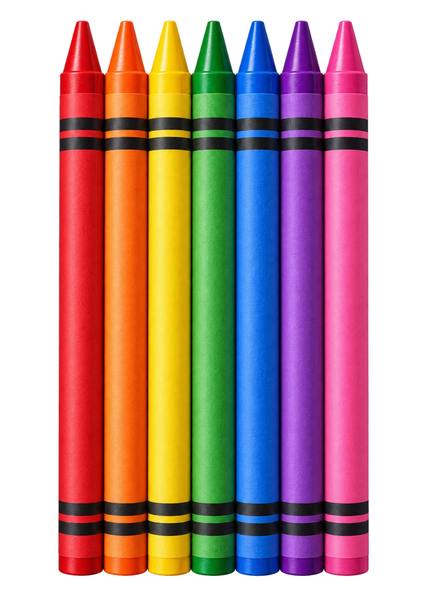 Crayons — Long Upright