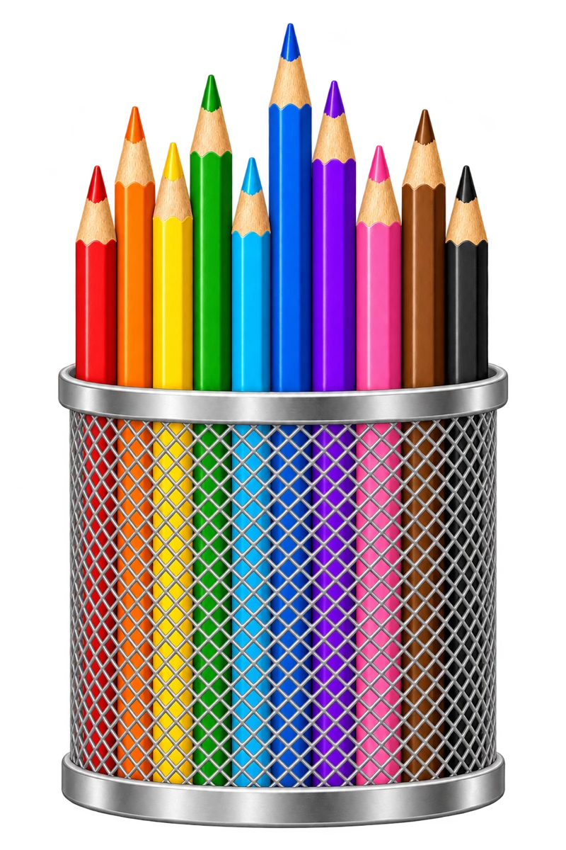 Colored Pencil Cup