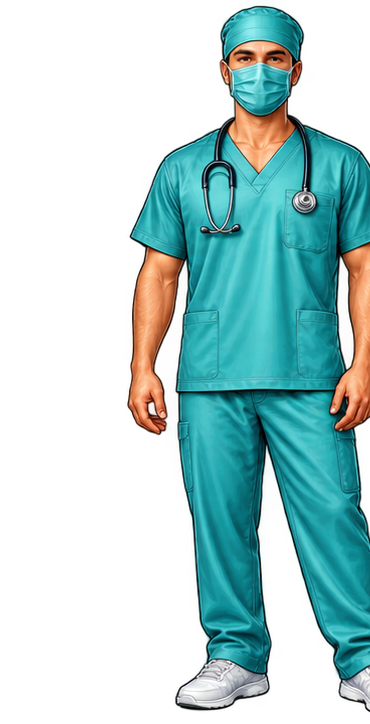 Doctor — Surgical Cap and Mask