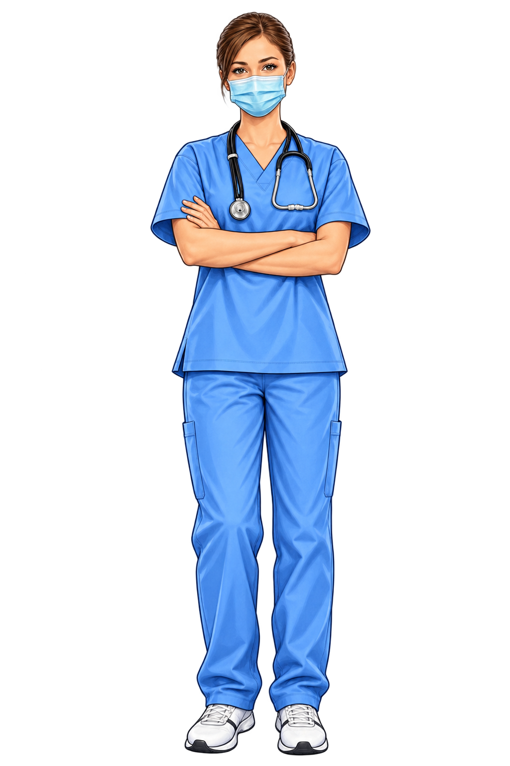 Nurse — Mask, No Cap