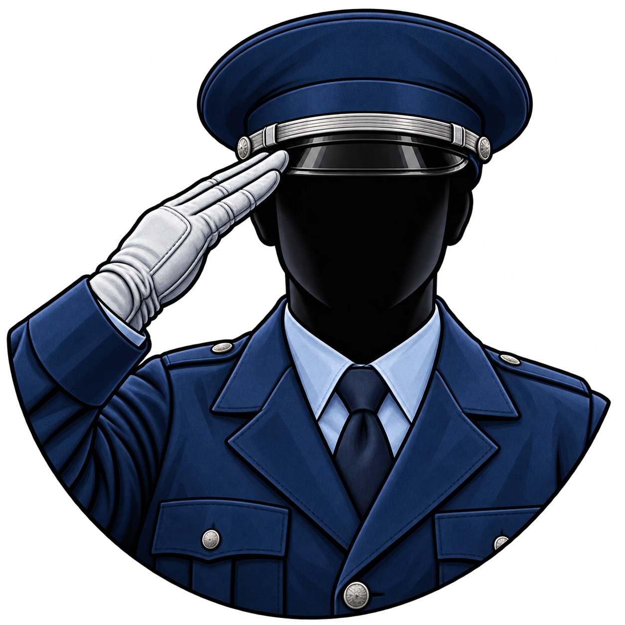 Air Force Dress uniform salute